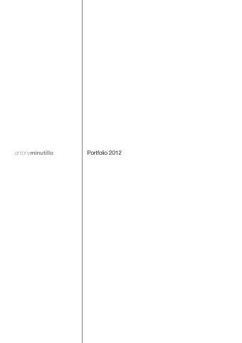 Antony Minutillo Portfolio