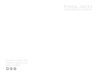 Emma Jacks Portfolio