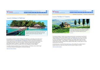 Thomson - luxury holiday and destination descriptions