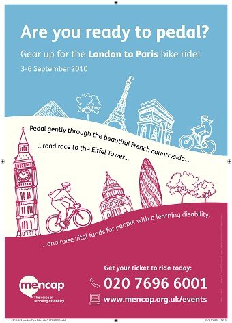 Mencap - fundraising event poster
