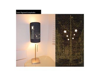 Laser Engraved Lampshades