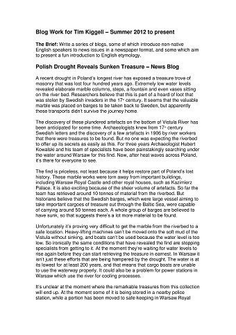 Textbook Blog