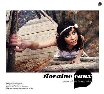 Flouraine Caux Magazine Spread