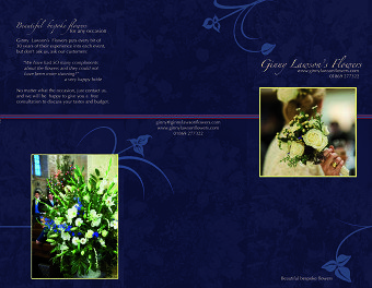 GinnyLawsonFlowers brochure and website