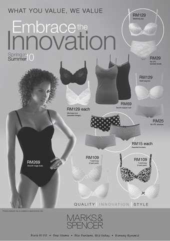 Marks & Spencer Lingerie Full Page Ad