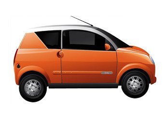 City car (illustration, vector)