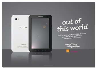 Everything Everywhere tablet ads
