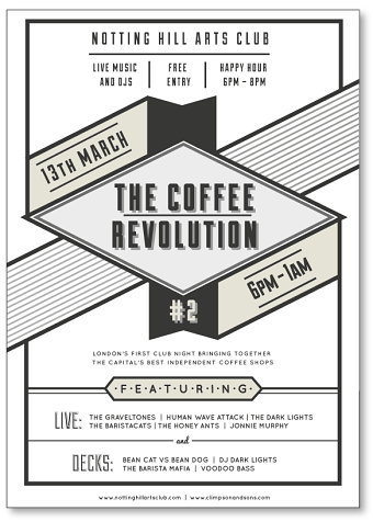 The Coffee Revolution - Event Poster