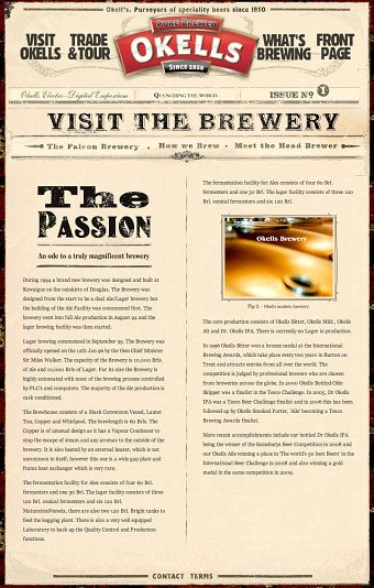 Okells Brewery Website