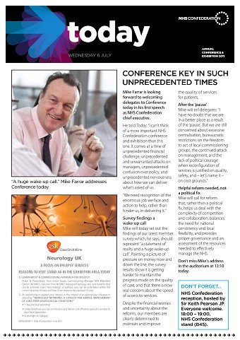 NHS Confederation - Conference & Exhibition Newsletter