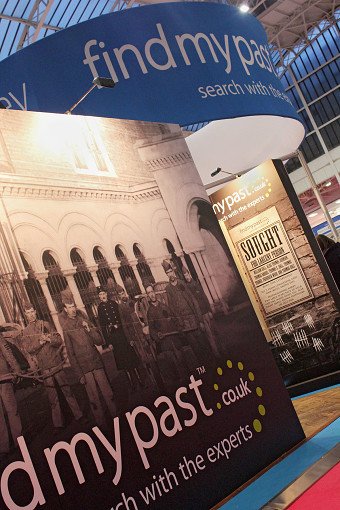 Findmypast Exhibition Stand