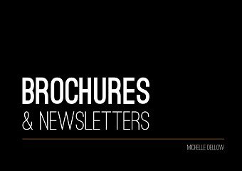Brochures & newsletters