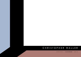 SS13 collection by Christopher Waller