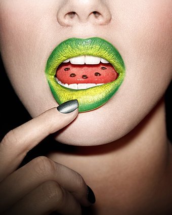 Retouching Chewing Gum Campaign - Watermelon