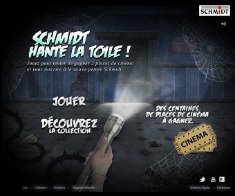 Schmidt hante la toile