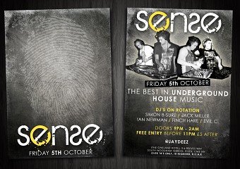 Sense - Flyers & Adverts