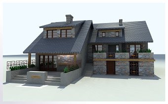 Villa facade modernistation