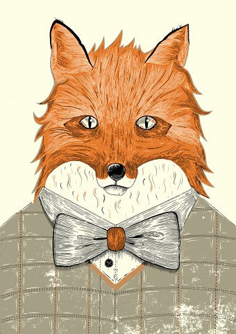 Foxy Bow Tie