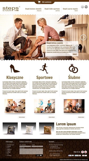 Steps - website layout proposal