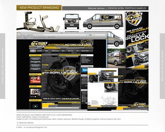 Branding. Gorilla Lock