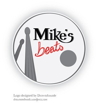 Mike's Beats logo and business card