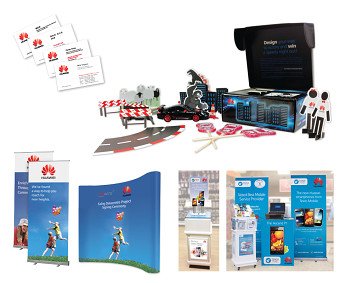Examples of branding for Huawei Technologies