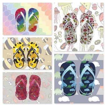 Havaianas Illustrations and patterns
