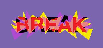Break typography