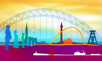 Newcastle cityscape