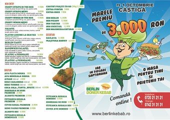 Print Graphic Design for Berlin Kebab by Space Giant Advertising
