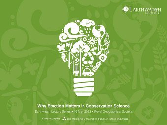 Earthwatch Royal Geographical Society Show Series