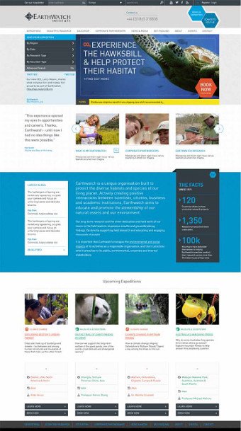 Earthwatch Website 2013