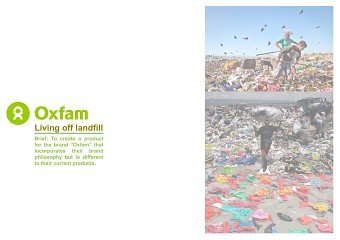 "Oxfam" Living Off Landfill