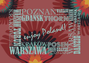 Posters promoting Poland