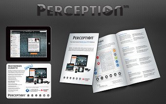 Perception IBC exhibition brochures