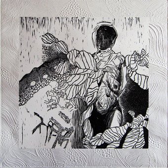 Aerial - linocut