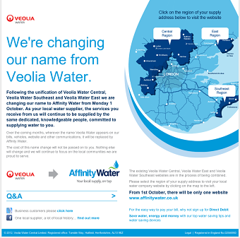 Affinity Water identity