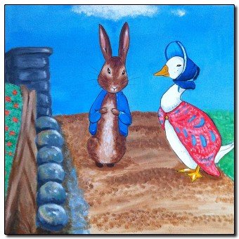 Peter Rabbit and Jemima Puddleduck