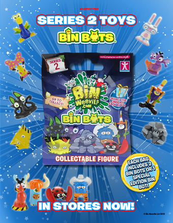 Bin Bot's Series 2 Toy Campaign - Bin Weevils Ltd