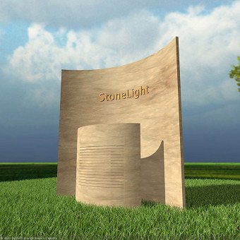 Curva - Stone Lamp
