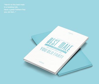 Personal: Typographic Greetings Cards