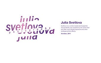 Julia Svetlova Identity