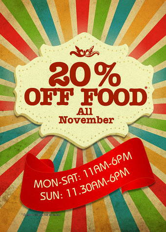 Food discount posters Marstons