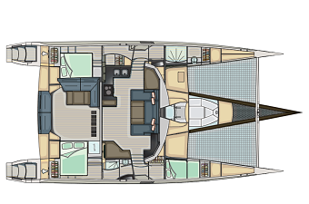 Catamaaran Layout Design