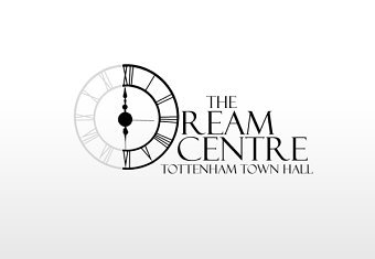 Logo and flier design for the Dream Centre, Tottenham Town Hall