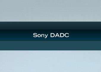 Sony DADC Projects