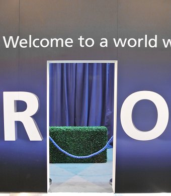 Priority Moments exhibition stand