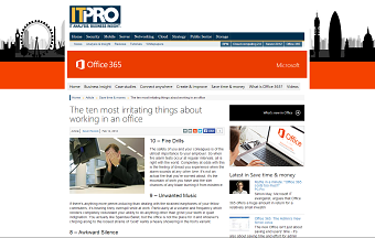 IT Pro - Office365 Micro-site