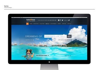Tots Too Website design