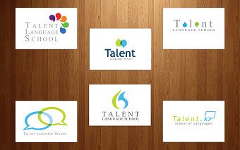 Logo Design: Talent Language School